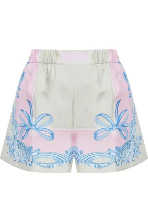 VERSACE Shorts in seta