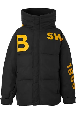 Burberry Piumino lungo con stampa Horseferry