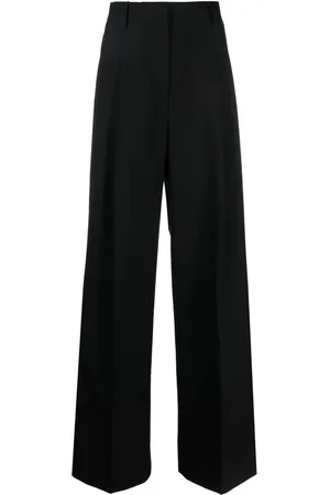 Burberry Pantaloni ampi con pieghe
