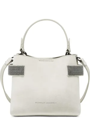 Brunello Cucinelli Borsa tote con dettaglio Monili