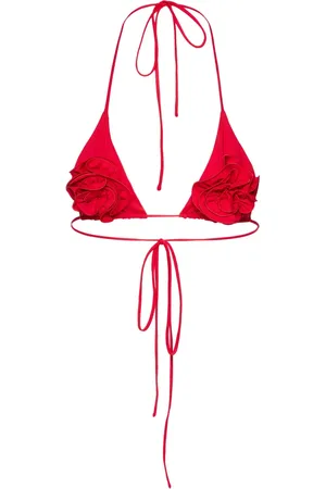 MAGDA BUTRYM Top bikini a fiori