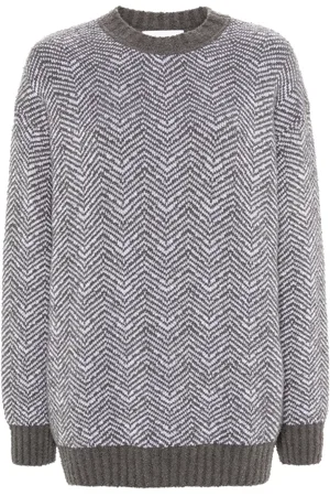 Moschino Maglione con motivo chevron