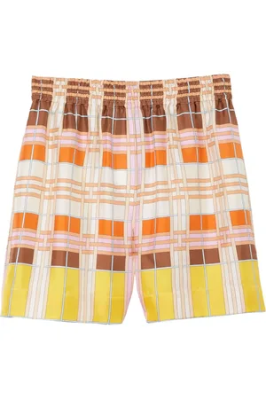 Burberry Shorts con fantasia geometrica
