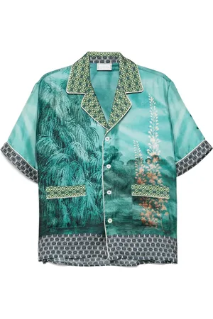 PIERRE-LOUIS MASCIA Camicia Aloe in seta