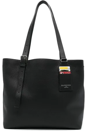 Balenciaga Borsa a spalla con dettaglio carta