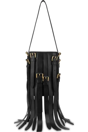 Moschino Borsa a spalla con frange