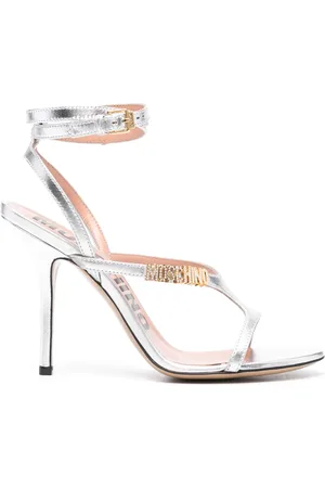 Moschino Sandali con placca logo 105mm