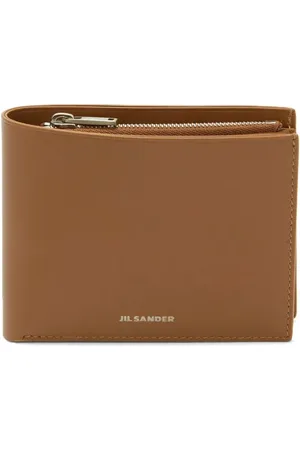 Jil Sander Portafoglio bi-fold in pelle