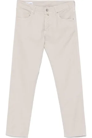 Incotex Pantaloni affusolati con applicazione