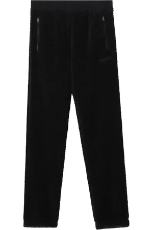 Burberry Pantaloni sportivi in felpa con ricamo