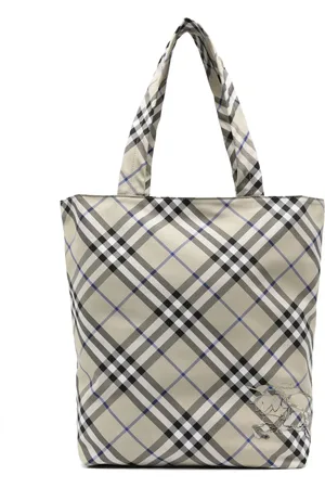 Burberry Borsa tote con ricamo Equestrian Knight