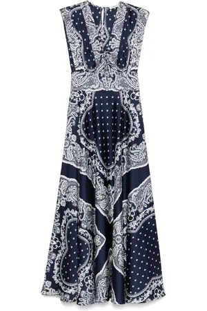 Sandro Abito lungo con stampa paisley