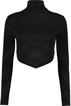 Burberry T-shirt con motivo jacquard