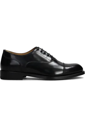 Green george Oxford in pelle