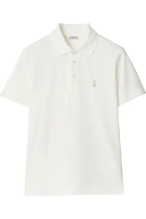 Burberry Polo con ricamo logo