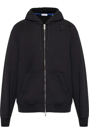 Burberry Felpa con applicazione Equestrian Knight e cappuccio