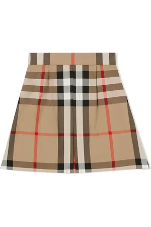 Burberry Gonna plissettata con motivo Vintage Check