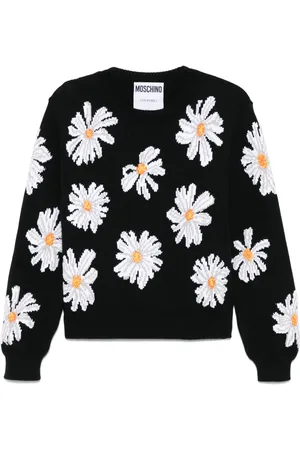 Moschino Maglione a fiori jacquard