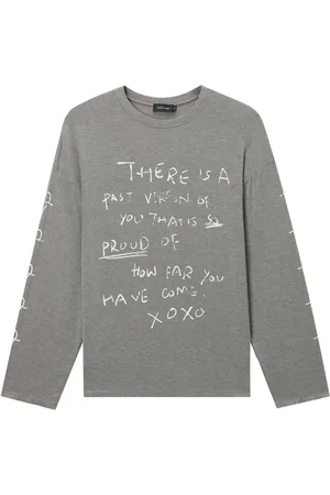 tout a coup T-shirt a maniche lunghe
