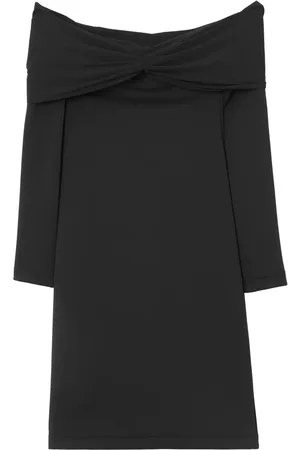 Burberry Abito midi con spalle scoperte
