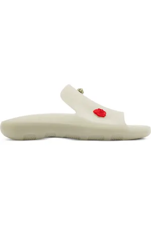 Burberry Sandali slides Stingray con applicazione
