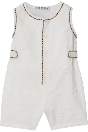 Burberry Tutina con dettaglio a quadri