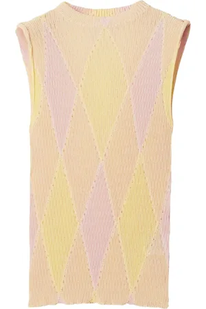 Burberry Top girocollo a rombi