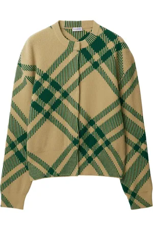 Burberry Cardigan a quadri