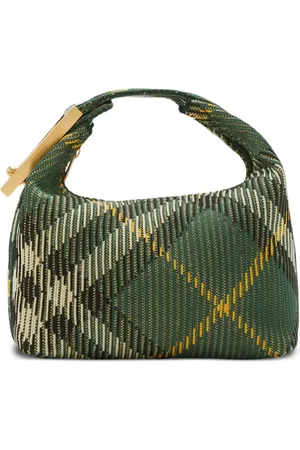 Burberry Borsa a spalla Peg media a quadri