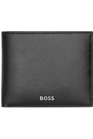 HUGO BOSS Portafoglio in pelle con logo