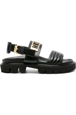 Moschino Sandali con placca logo