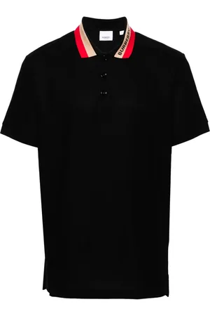 Burberry Polo con colletto a contrasto