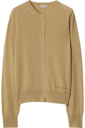 Burberry Cardigan in cashmere con logo