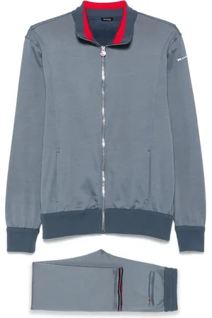 Kiton Tuta sportiva con ricamo