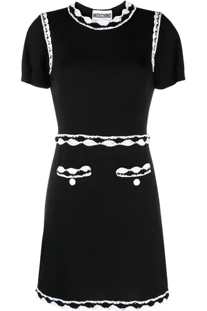 Moschino Abito con bordo in pizzo