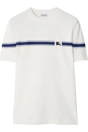 Burberry T-shirt con dettaglio a righe
