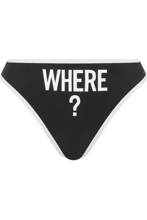 Moschino Slip bikini con stampa