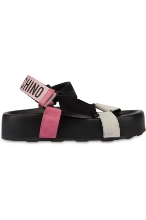 Moschino Sandali con effetto jacquard