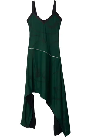 Burberry Abito midi asimmetrico