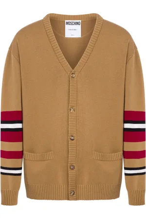 Moschino Cardigan con rifinitura a righe