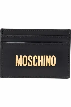 Moschino Portacarte con placca logo