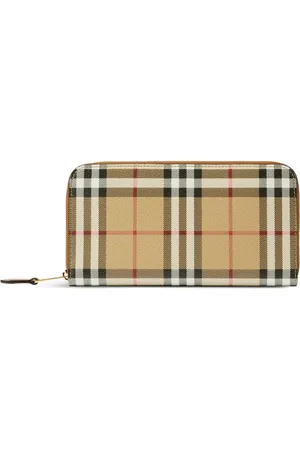 Burberry Portafoglio in pelle a quadri