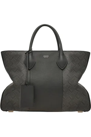 Salvatore Ferragamo Borsa tote Gancini con stampa