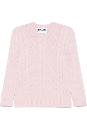 Moschino Maglione con lavorazione intrecciata