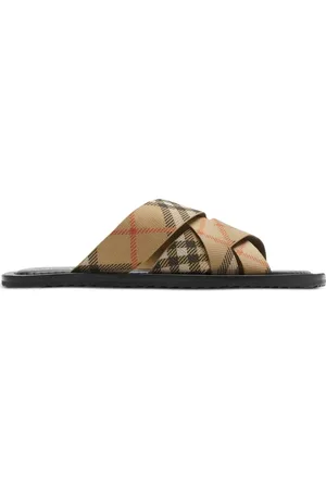 Burberry Sandali slides a quadri
