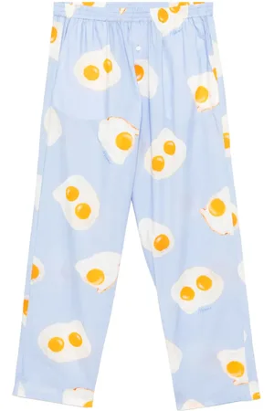 Moschino Pantaloni con stampa grafica