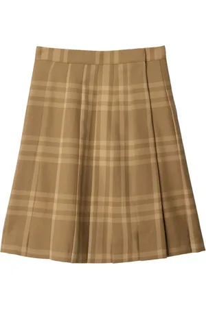 Burberry Gonna plissettata a quadri
