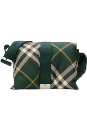 Burberry Borsa messenger a quadri