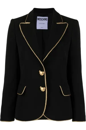Moschino Blazer sartoriale con bordo lam??