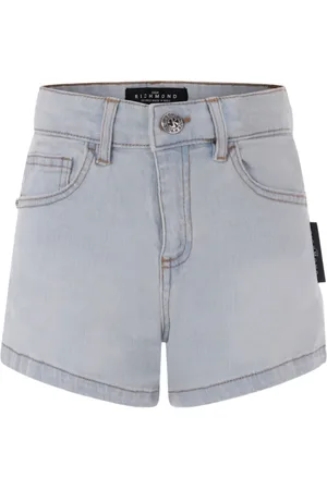 John Richmond Bermuda denim con logo